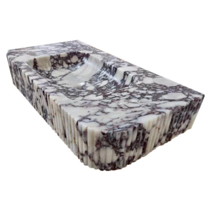 Calacatta Viola Marble Vanity Stone Sink polished