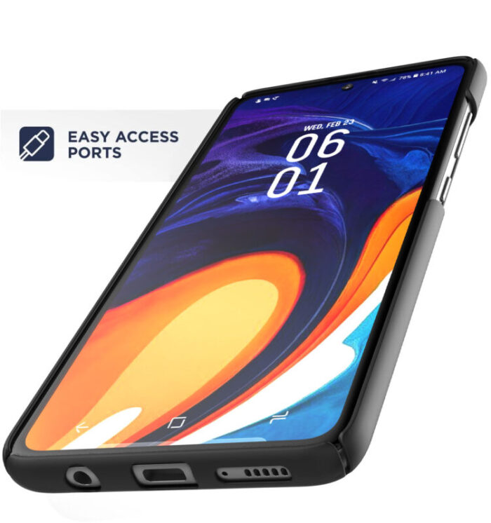 Galaxy A51 Slimline Case and Holster Black Black SL114 7