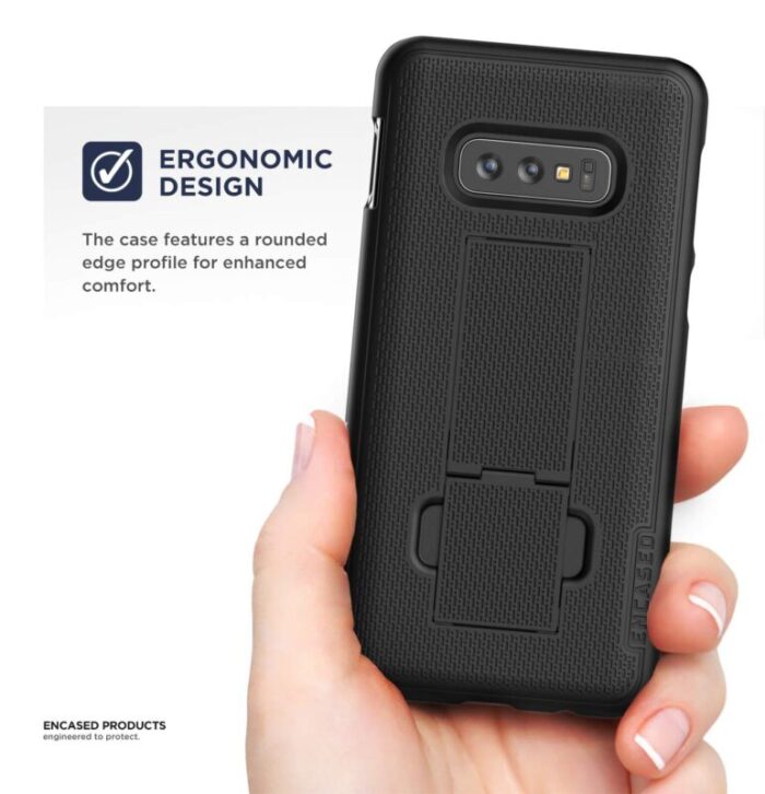 Galaxy S10e Duraclip Case And Holster Black Black HC79 3