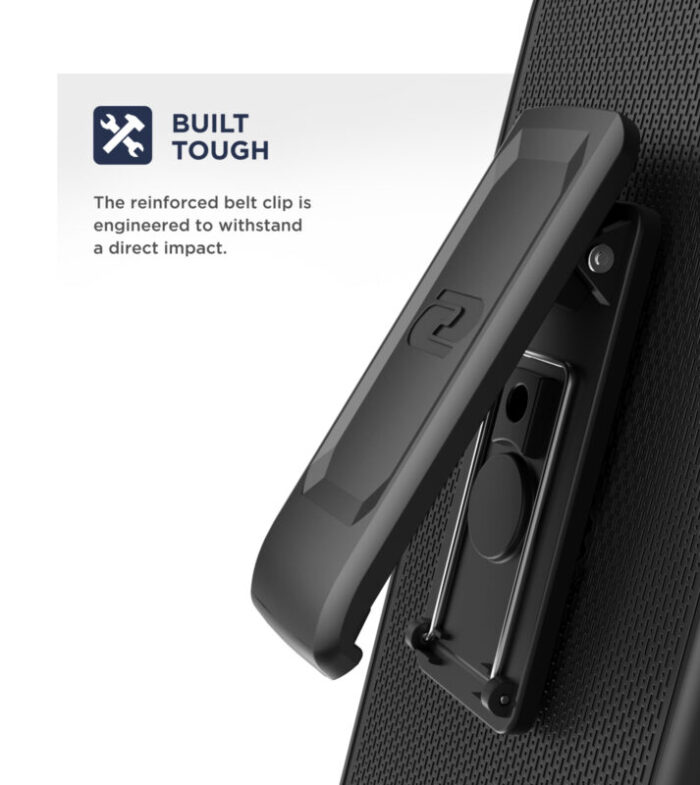 Galaxy S20 Duraclip Case and Holster Black Black HC110 7