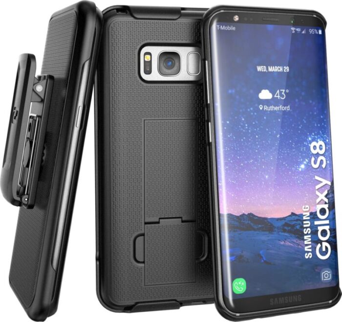 Galaxy S8 Duraclip Case And Holster Black Black HC12