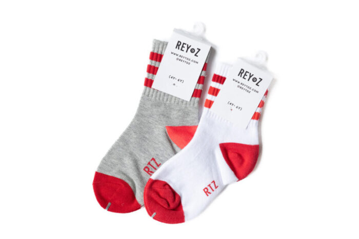 GreyandWhiteSocksRed