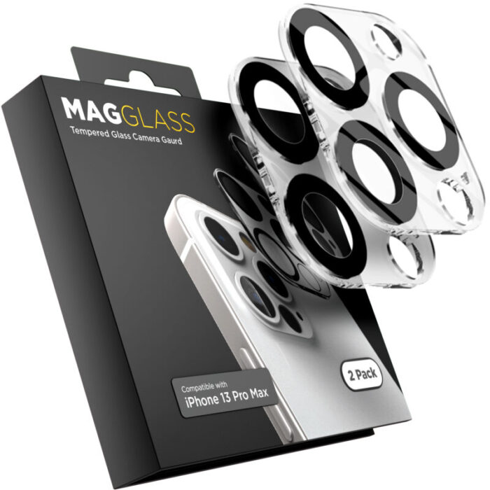 MagGlass iPhone 13 Pro Max Ultra HD Camera Lens Protector 2 Pack Clear SP177LN