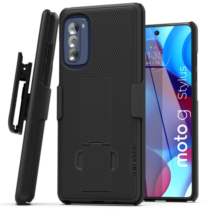 Moto G Stylus 5G 2022 DuraClip Case with Belt Clip Holster HC238