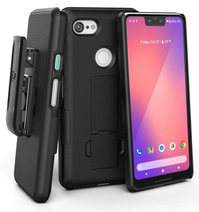 Pixel 3 XL Duraclip Case And Holster Black Black HC70