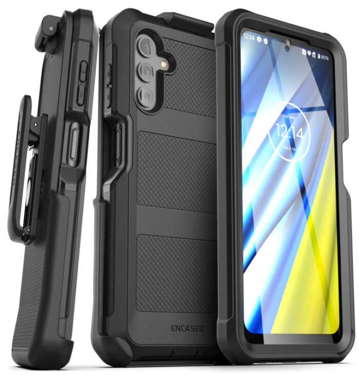 Samsung Galaxy A13 Falcon Shield with Belt Clip Holster FS217BKHL