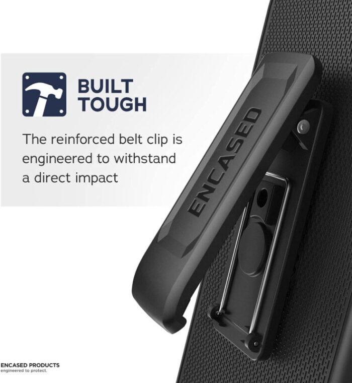 Samsung Galaxy S22 Rebel Case with Belt Clip Holster Black Black RB213BKHL 3 9