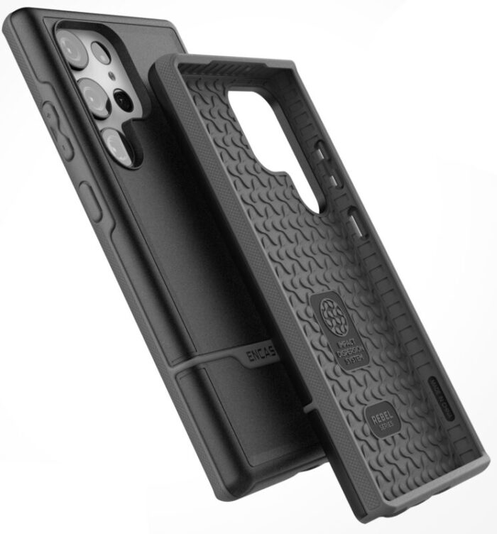 Samsung Galaxy S23 Ultra Rebel Case with Belt Clip Holster RB310BKHL 7