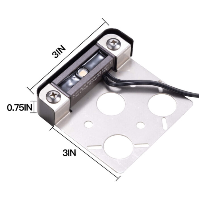 aluminum low voltage hardscape lighting size