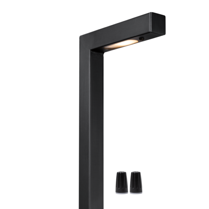 black modern brass landscape pathway light pack 1