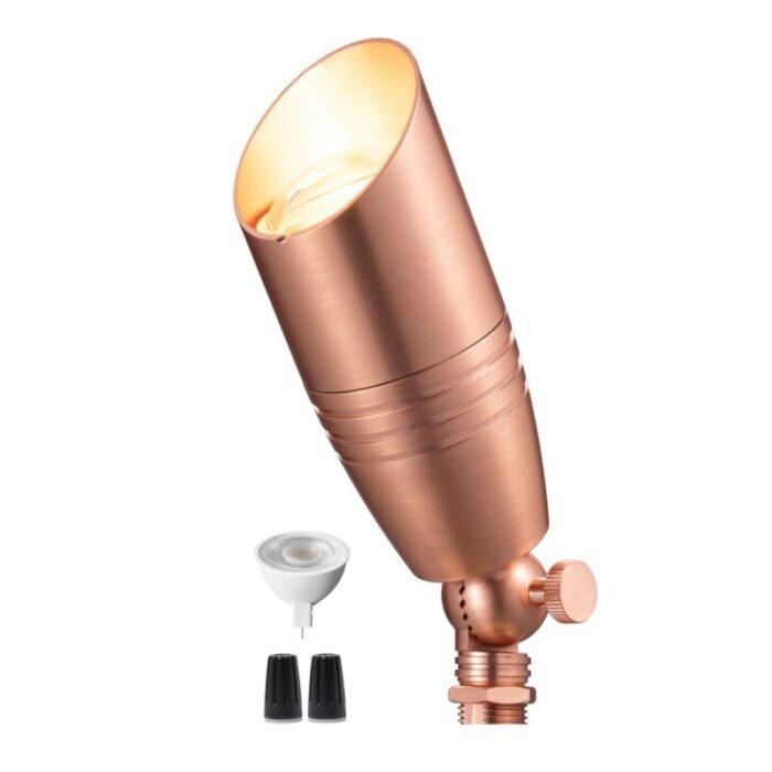 brass copper spotlight mr16 1