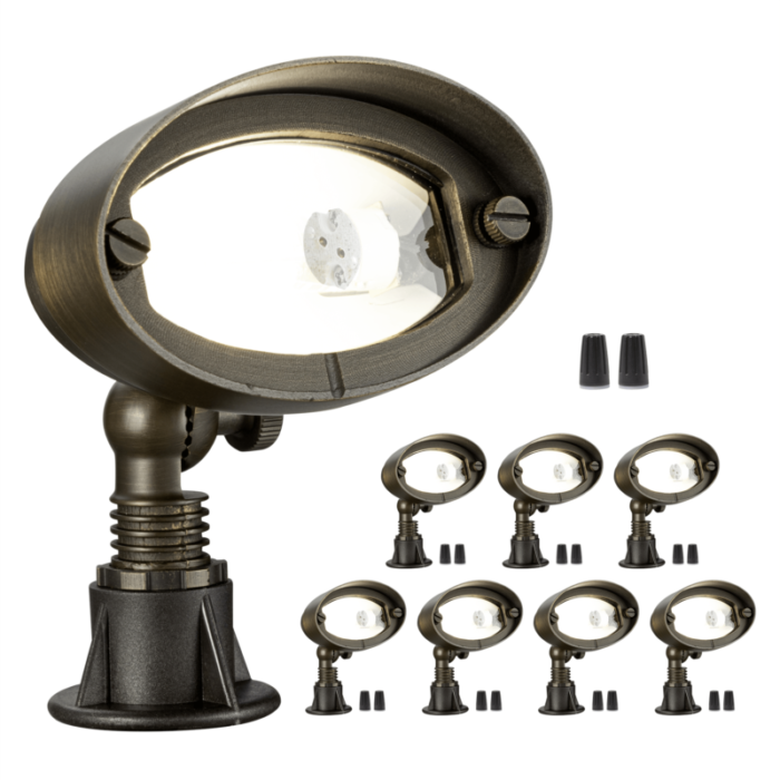 brass flood light 2301 8