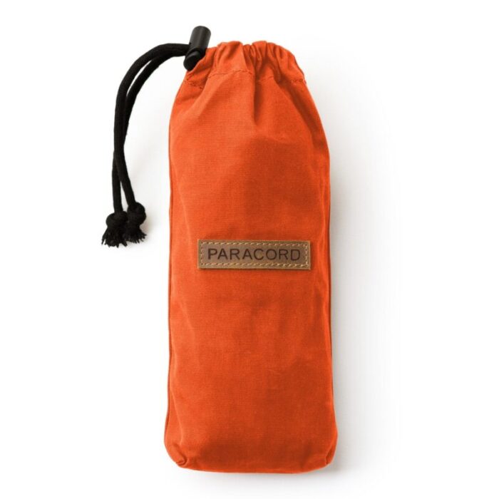 canvas bushcraft bag for paracord container tacamo safety orange 589957