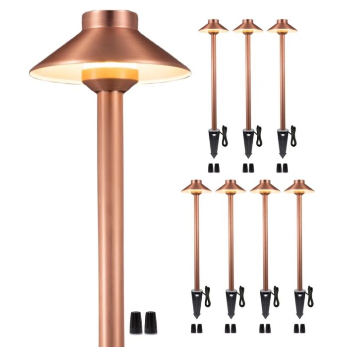 copper brass path light 8