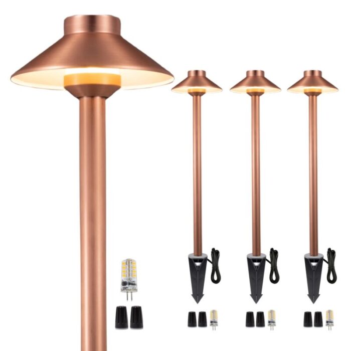 copper brass path light g4 4