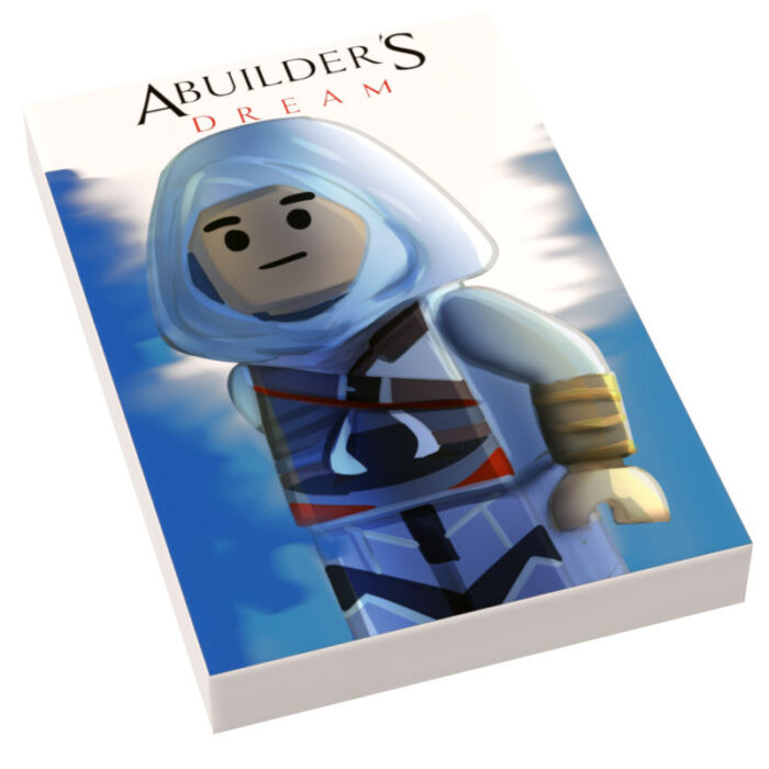 custom lego assassins creed video game cover tile