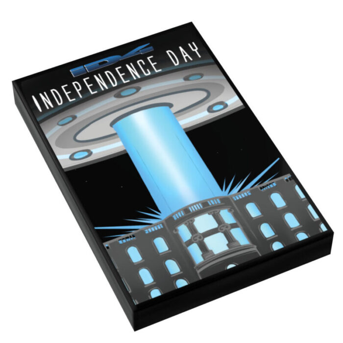 custom lego independence day movie tile