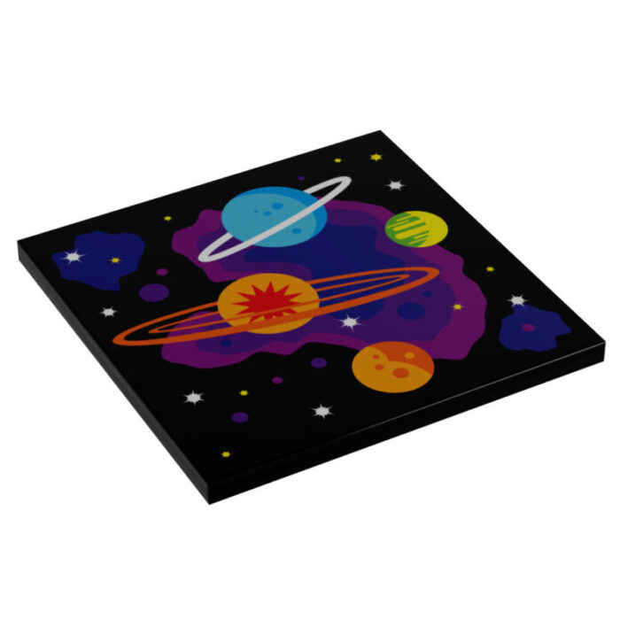 custom lego solar system planets arcade 80s 90s carpet 1