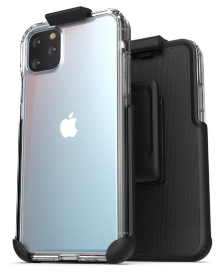 iPhone 11 Pro ClearBack Case and Holster Clear Clear CBB101 HL