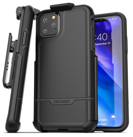 iPhone 11 Pro Rebel Case and Holster Black Black RB101BK HL 1