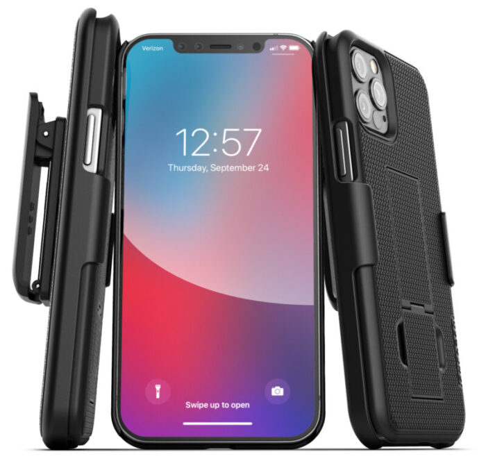 iPhone 12 Pro Max Duraclip Case And Holster Black Black HC129 1