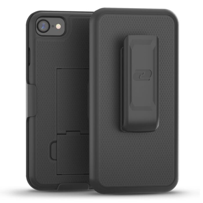 iPhone 8 Duraclip Case And Holster Black Black HC04 4