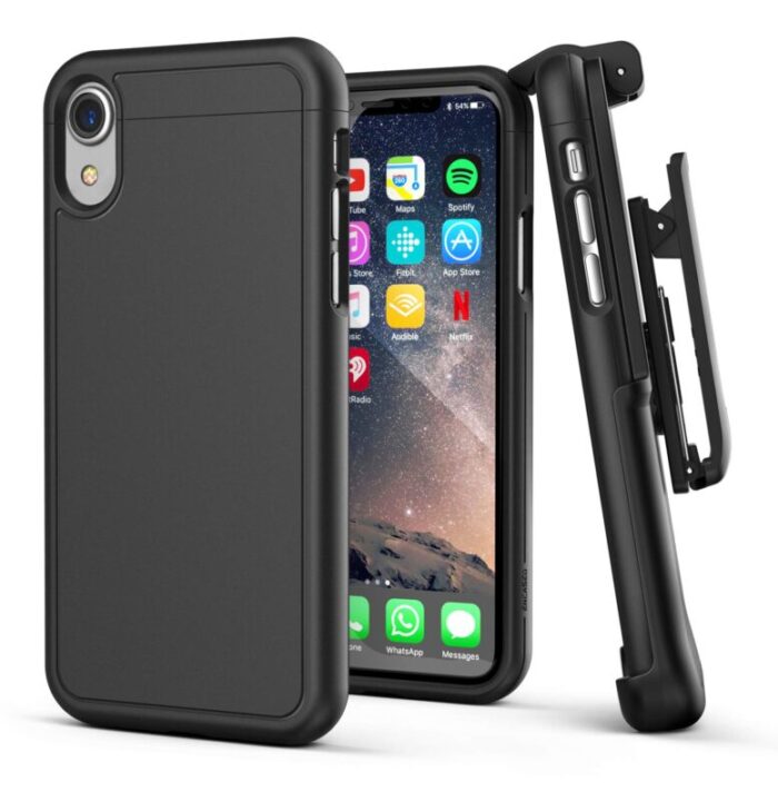 iPhone XR Slimshield Case And Holster Black Black SD71BK HL