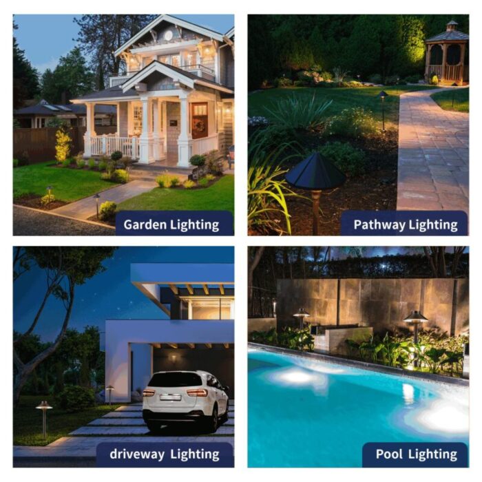 landscape path lighting kit pool garden