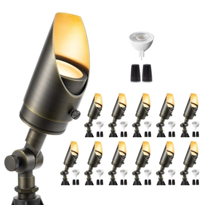 outdoor landscape up lights with mr16 bulb 12