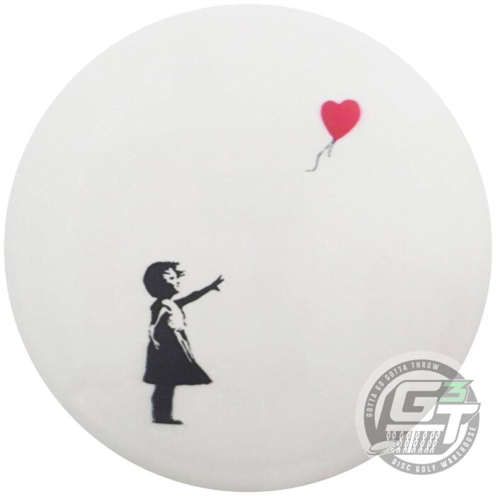 prodigy disc golf disc banksy full color girl w balloon prodigy ace line duraflex d model os distance driver golf disc gotta go gotta throw disc golf 32331864735903 scaled