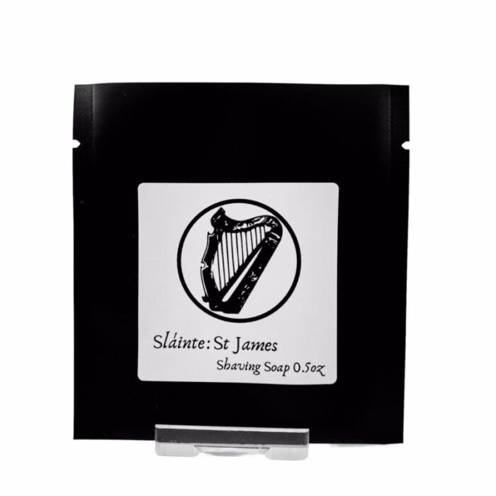 slainte st james shaving soap 05oz sample by murph