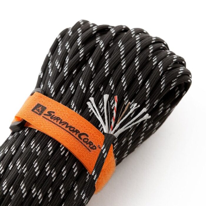 survivorcord reflective black survivorcord titan survival 415743