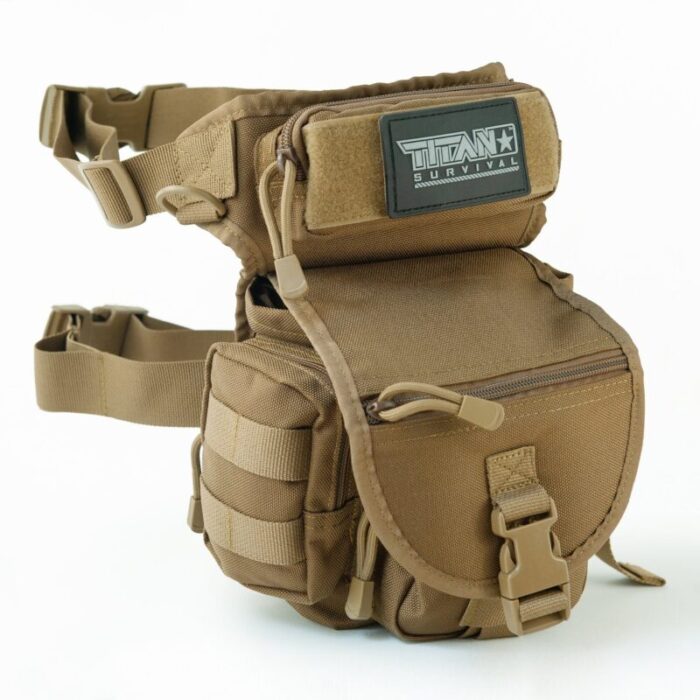 tacamo hb10 10l tactical drop leg bag container titan survival 806623