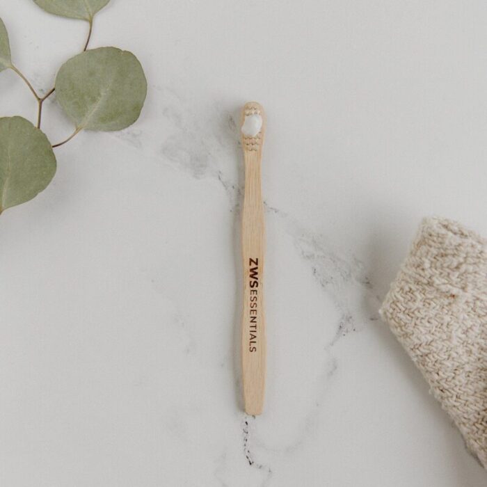 zero waste store 1 pack bamboo toothbrush child zero waste toothbrush plastic free compostable castor bean bristles 30598027346031