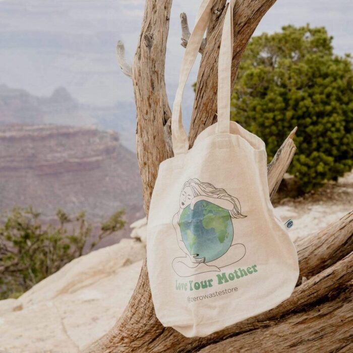 zero waste store love your mother organic tote bag 30039646896239